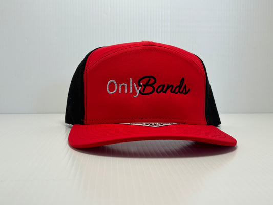 Only Bands Hat (Black and Red)